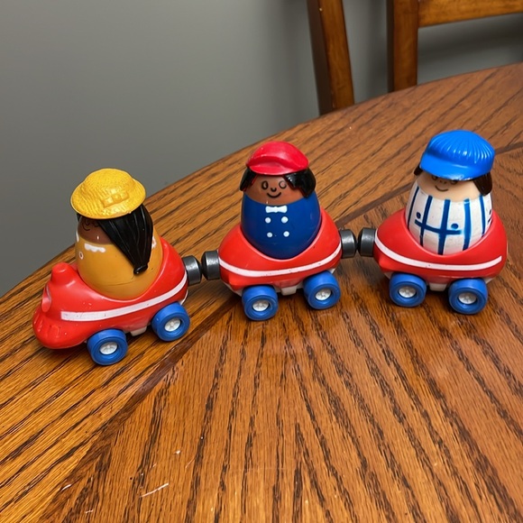 Tonka Other - Vintage Rare Toy 1970s 1974 Tonka Gigglers Train Car Lot Figures Egg Cars Doll